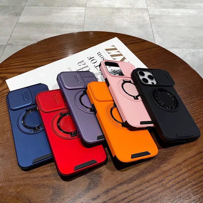 シンプルスライド式カバースタンド iphoneケース
