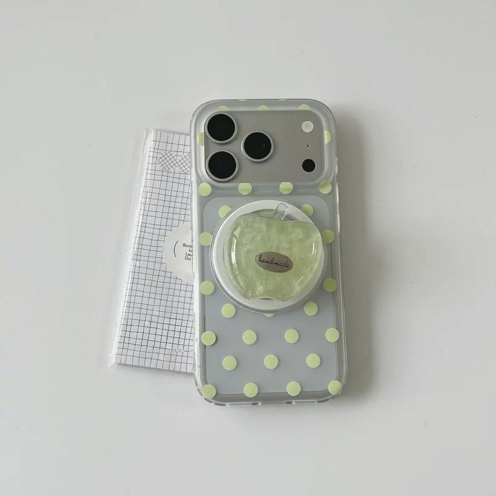 グリーンアップル magsafe グリップ iphoneケース【Magsafe対応】