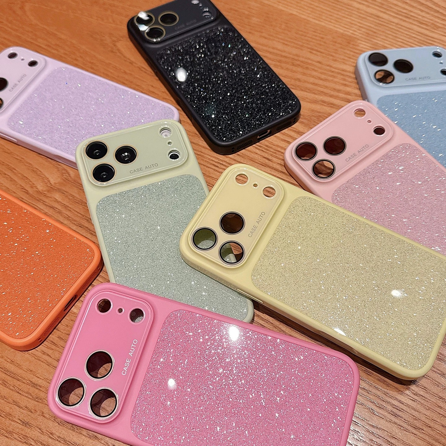 パステルグリッター8色 iphoneケース